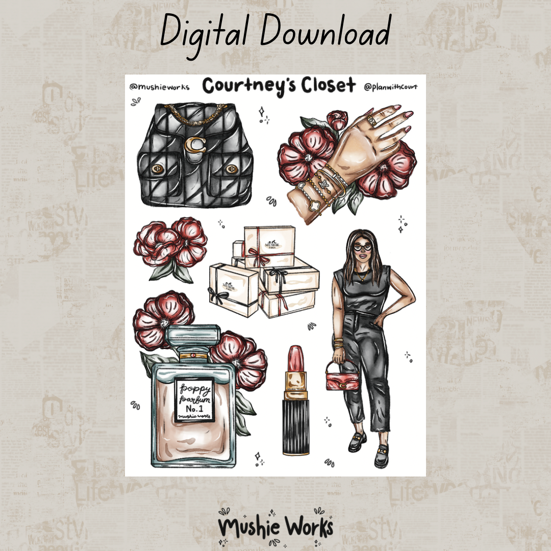 Courtney's Closet - Digital Sticker