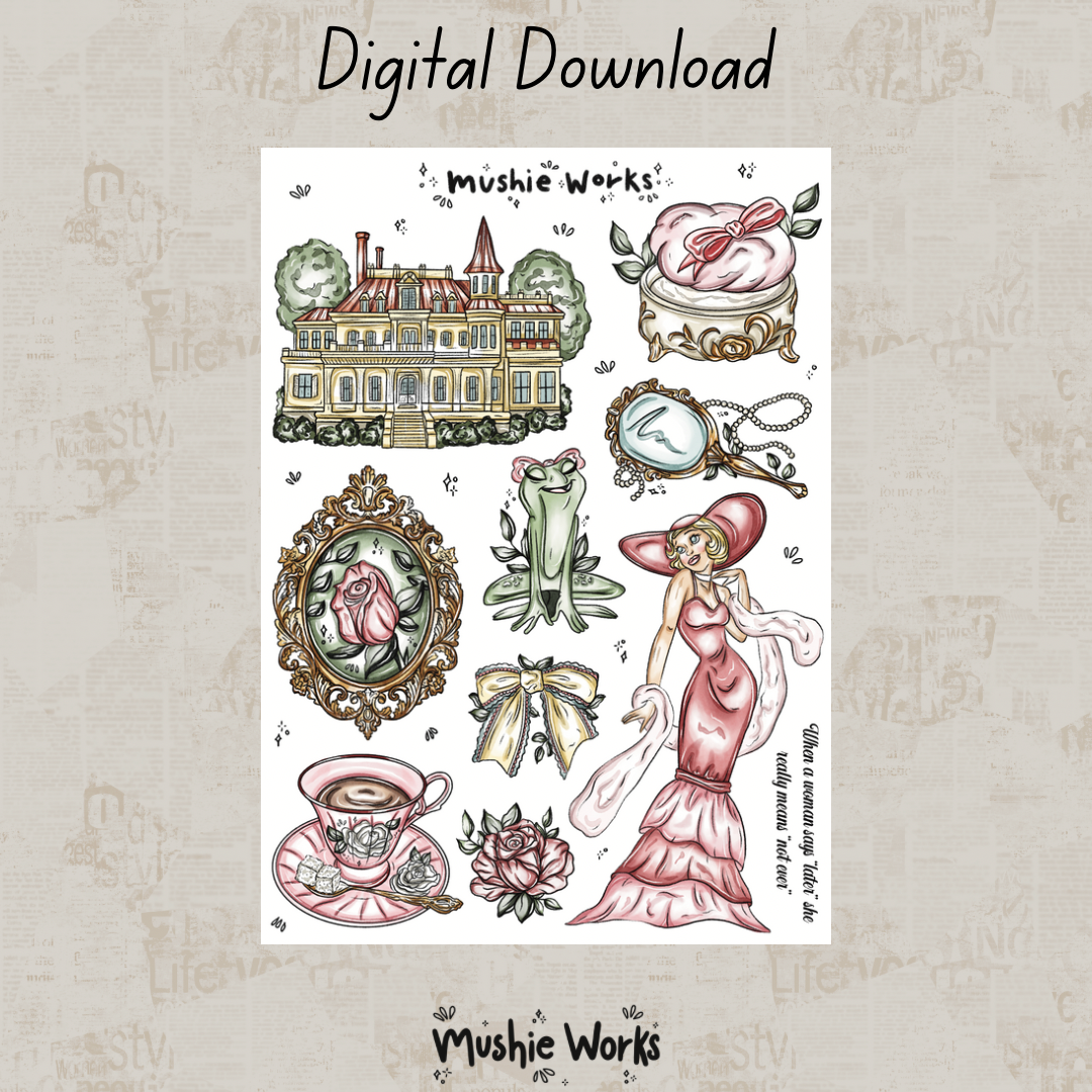 Mrs. Lottie - Digital Sticker