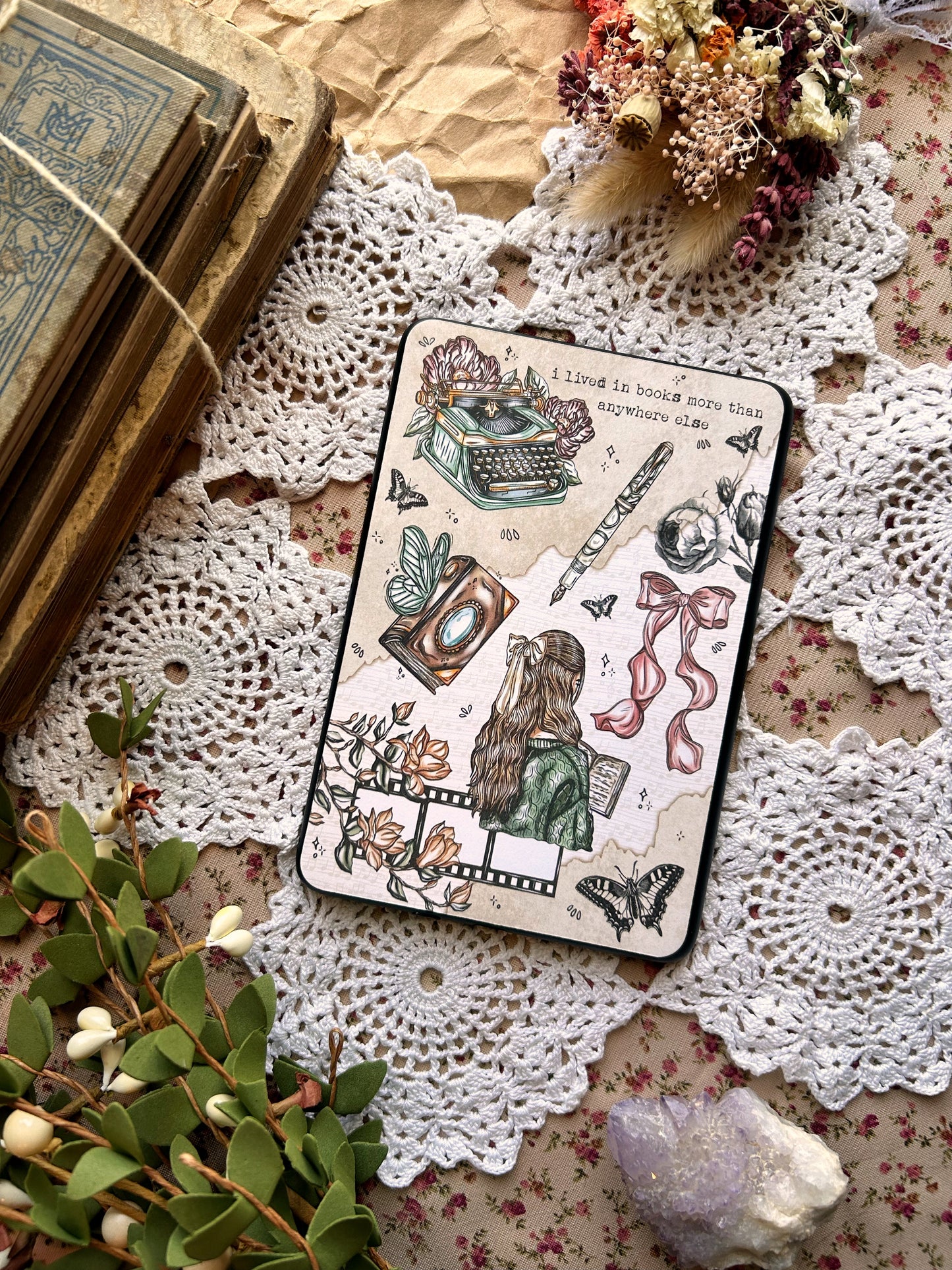 Vintage Book Babe Insert