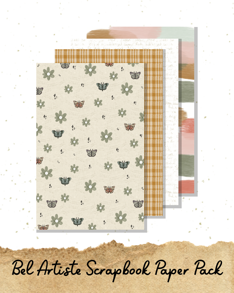 Bel Artiste Scrapbook Paper Pack