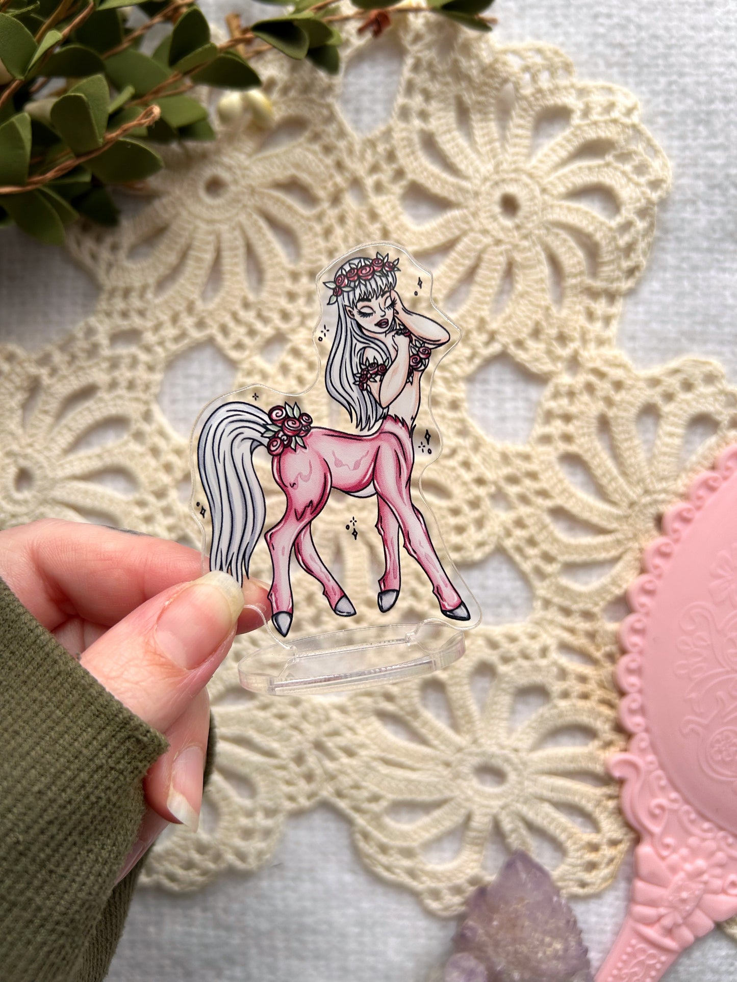 Rose Centaurette Art Stand