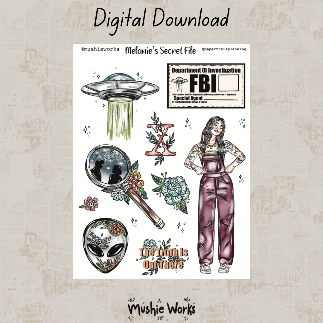 Melanie's Secret File - Digital Download