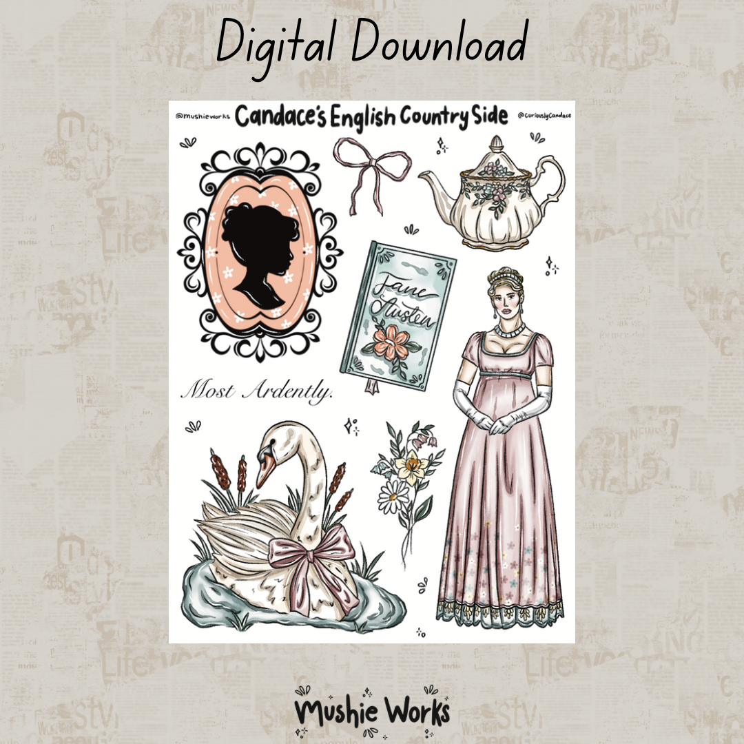 Candace English Country Side - Digital Sticker