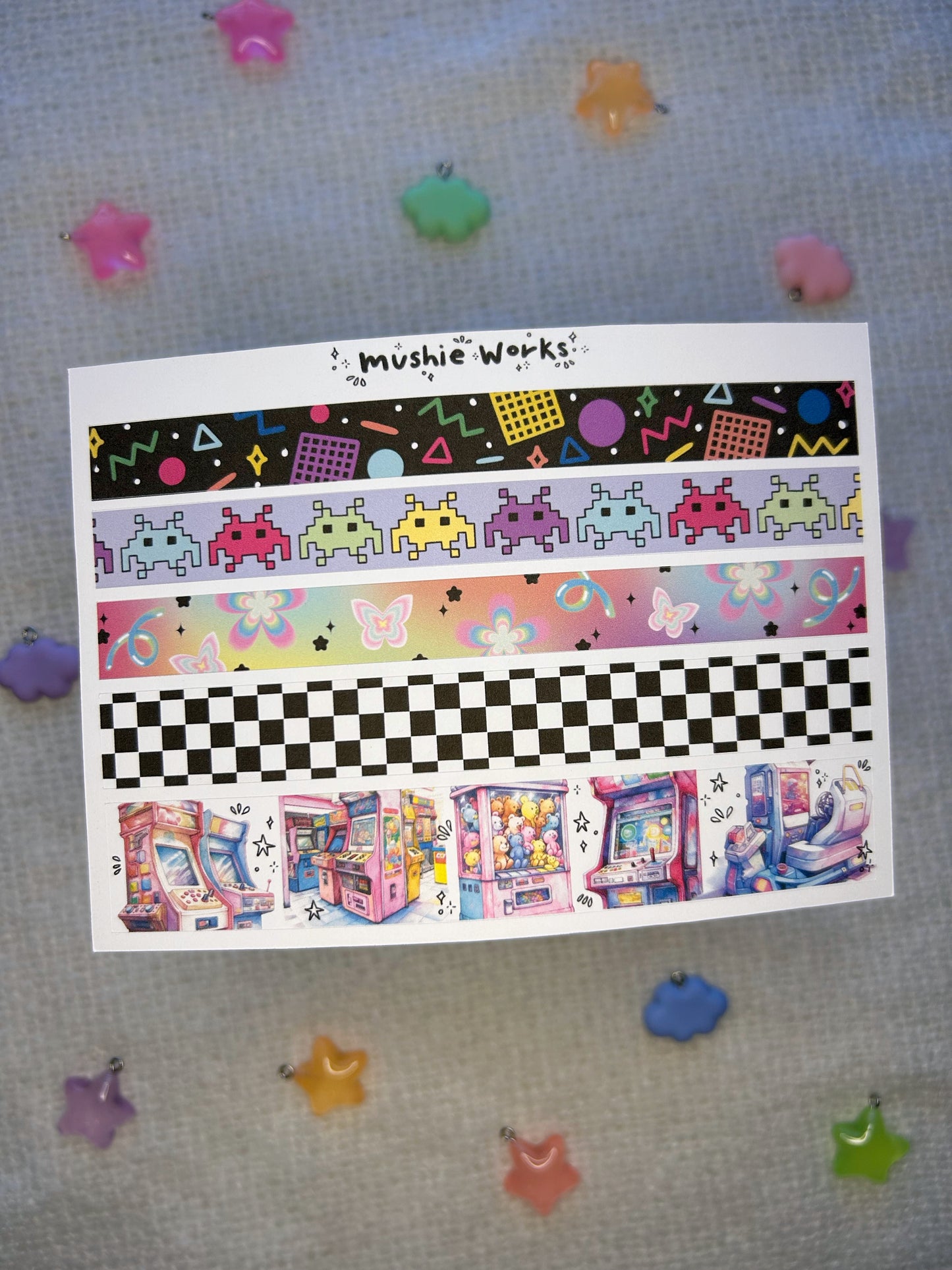 Arcade Washi Strips
