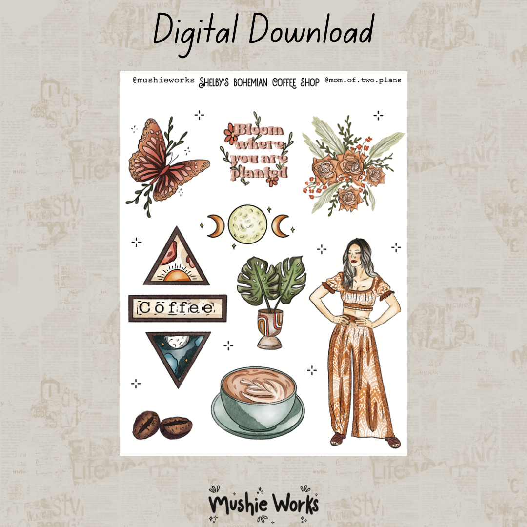 Shelby's Boho Cafe - Digital Download