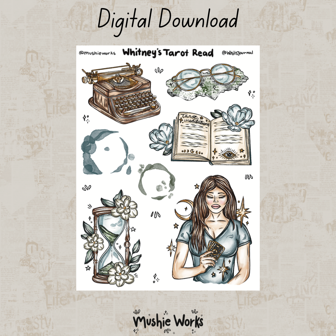 Whitney's Tarot Read - Digital Sticker