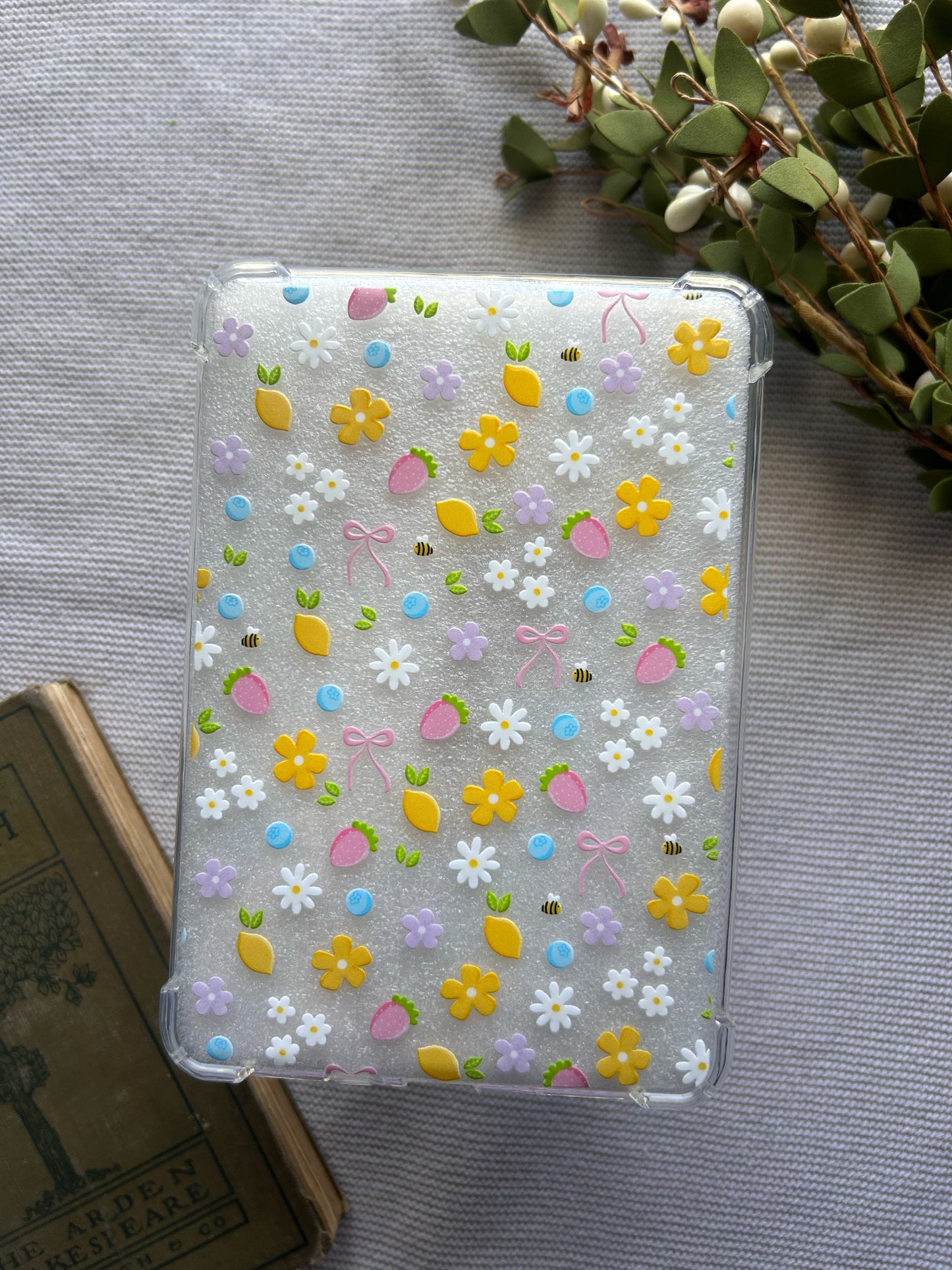 Lemon Summer Time Kindle Case