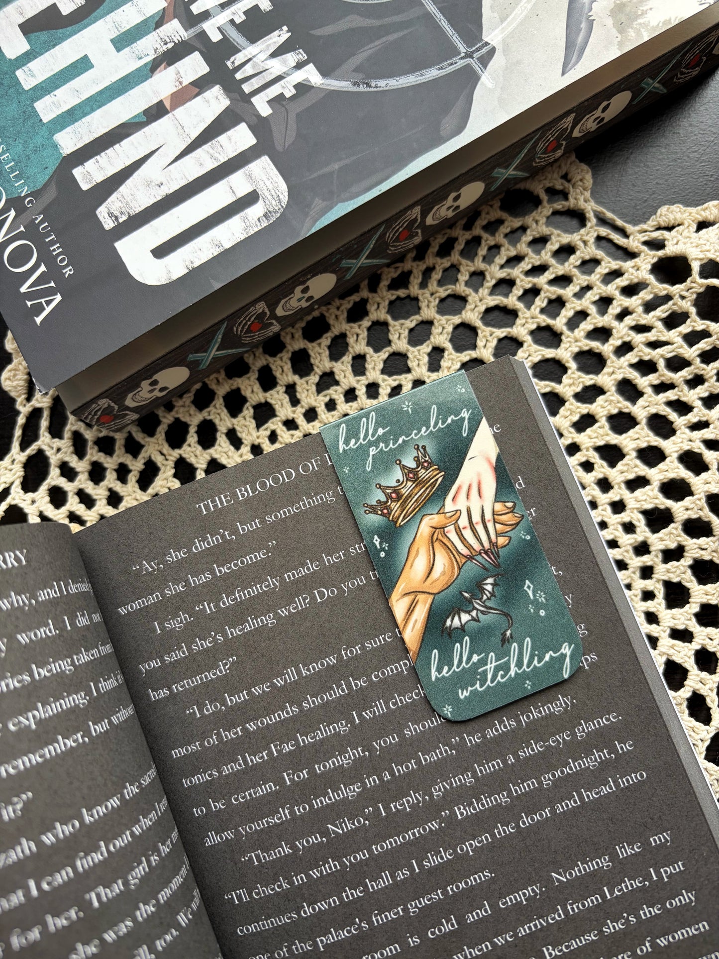 Power Couple Magnetic Bookmark