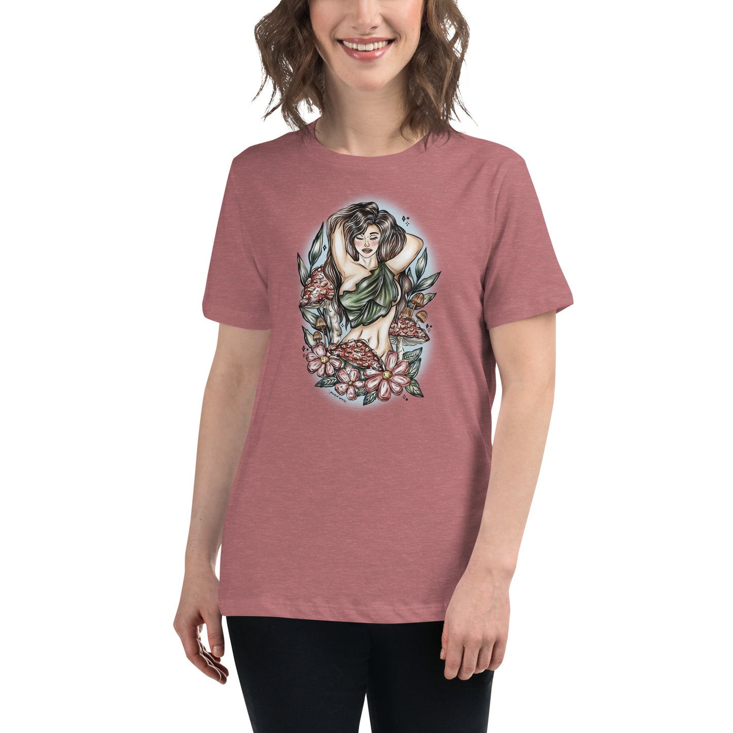 Mushroom Goddess T-Shirt light