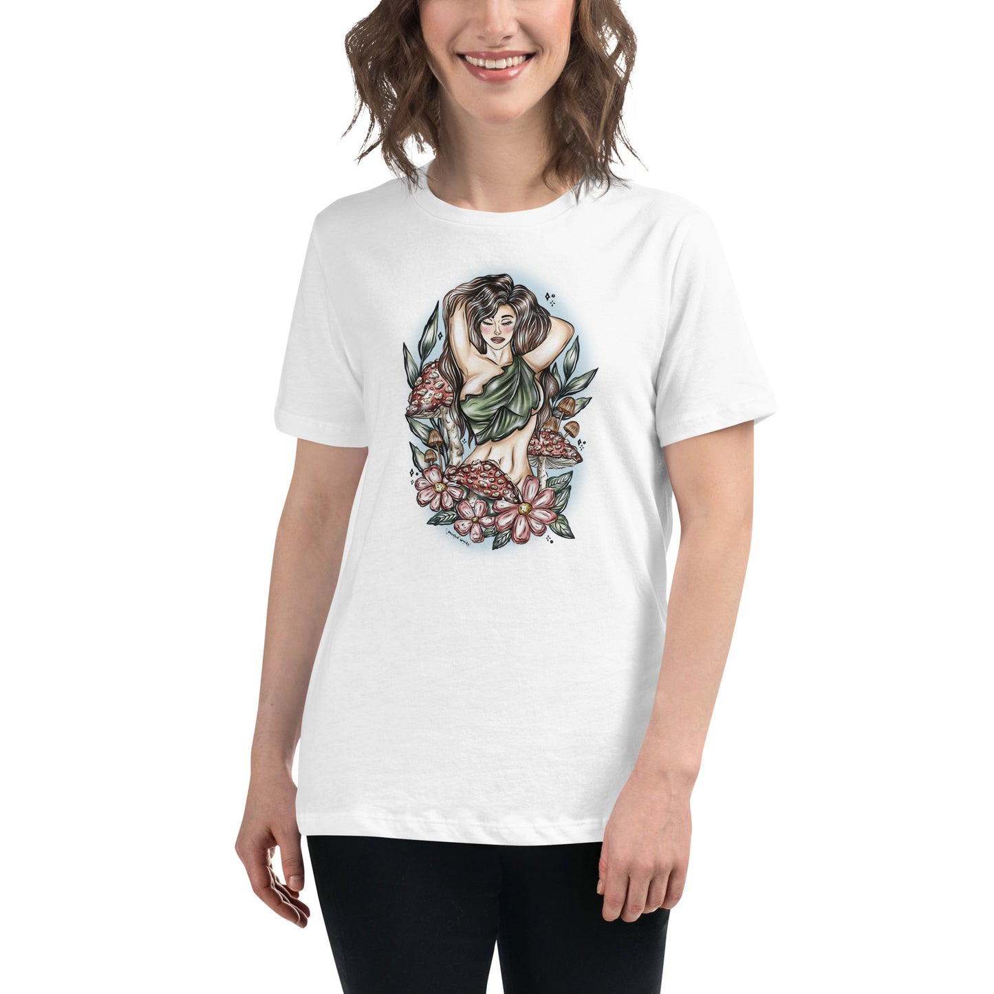Mushroom Goddess T-Shirt light