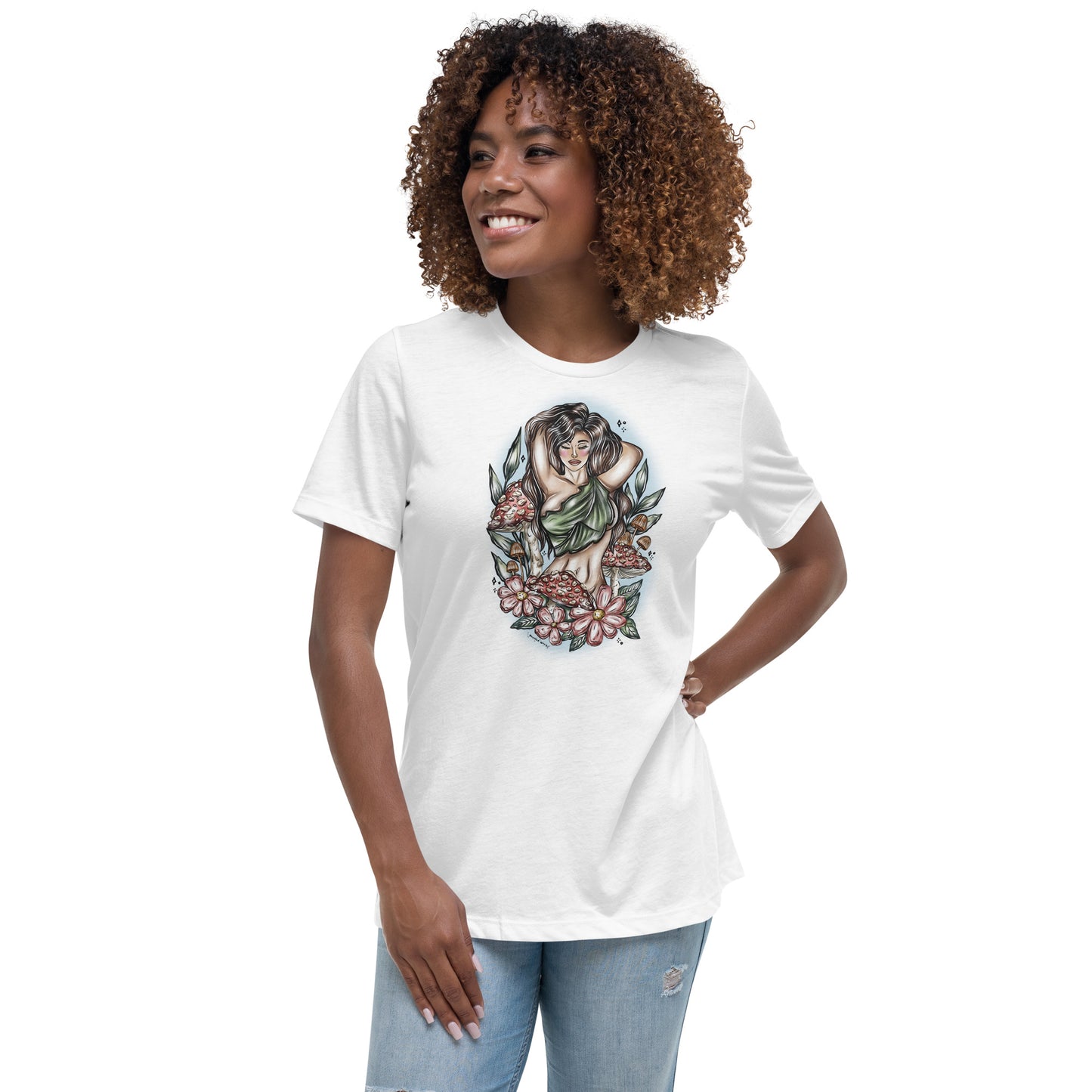 Mushroom Goddess Sweatshirt Dark