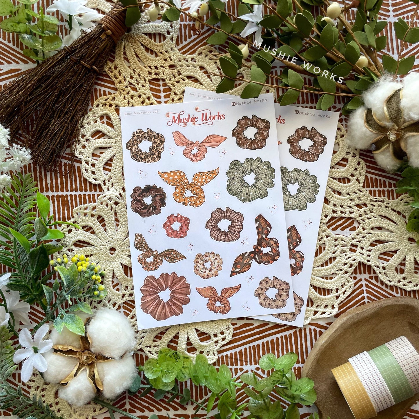 Boho Scrunchies