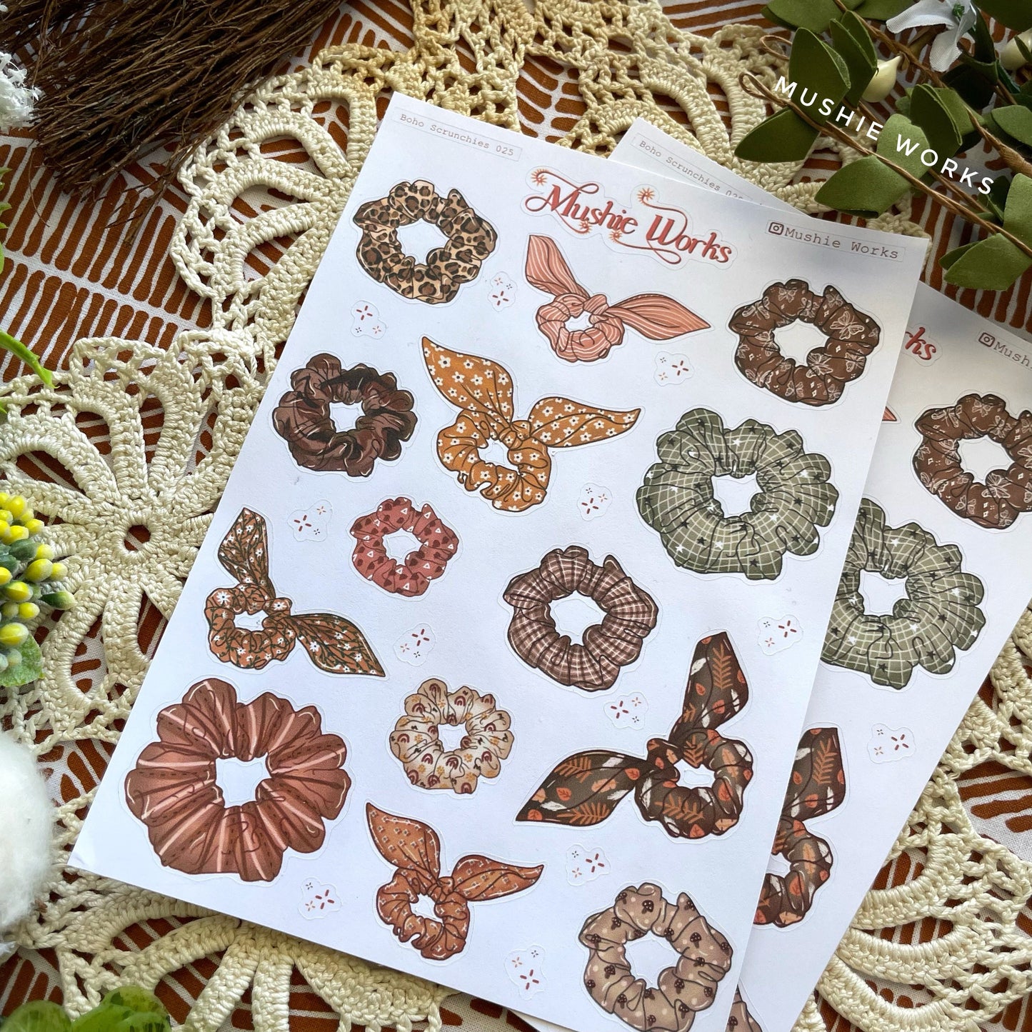 Boho Scrunchies