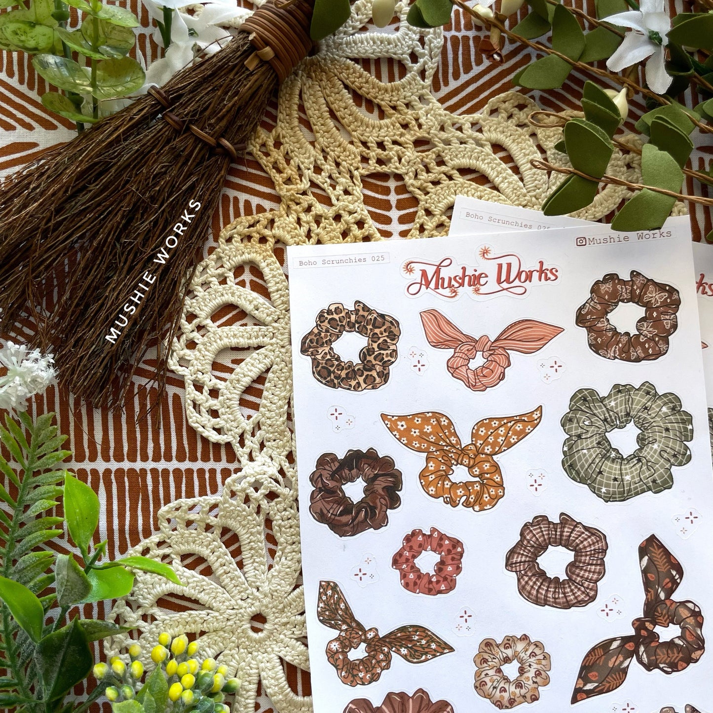Boho Scrunchies