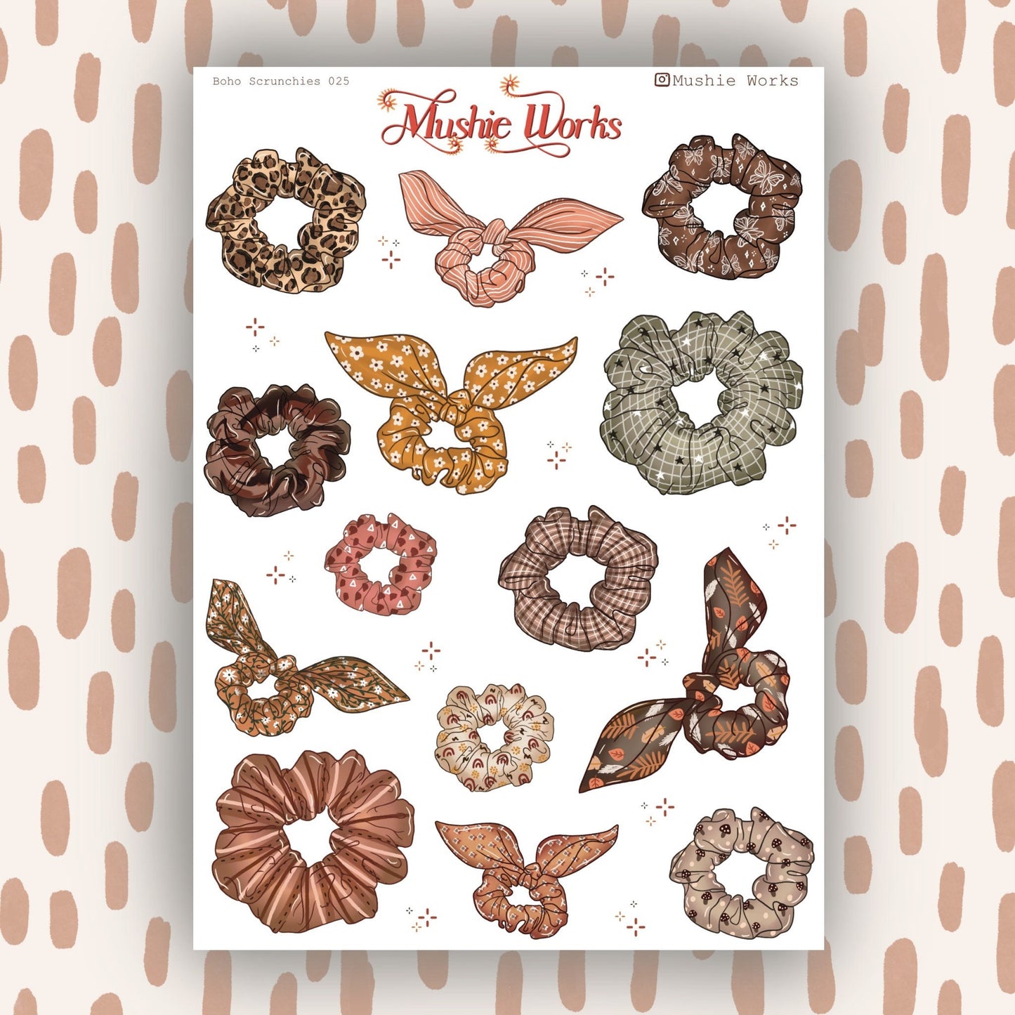 Boho Scrunchies