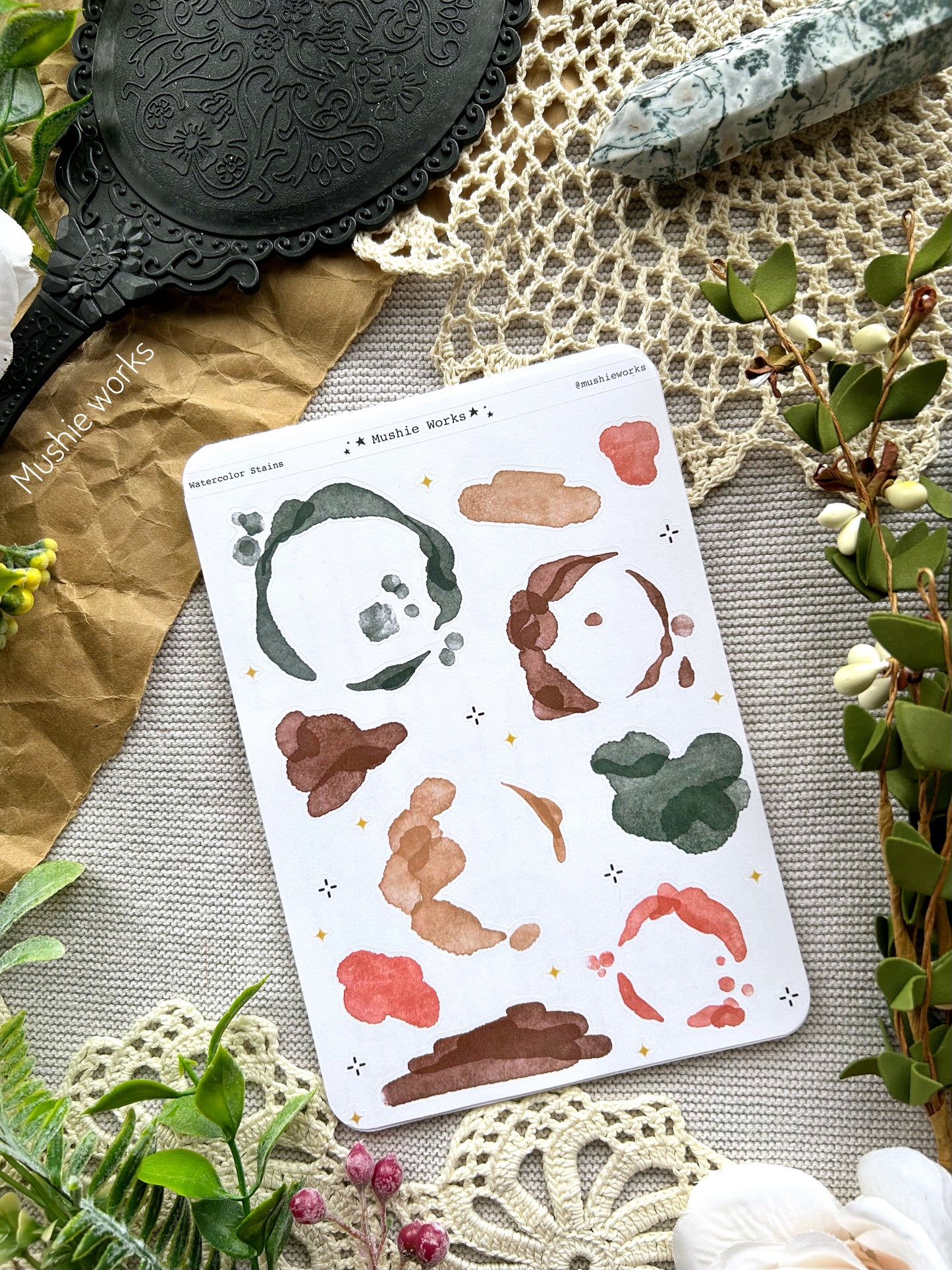 Watercolor Stains