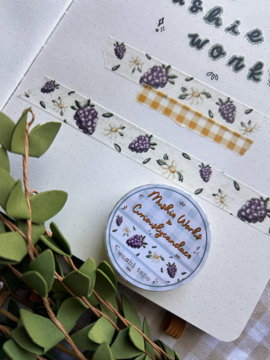 Blackberry & Daisies Washi Tape