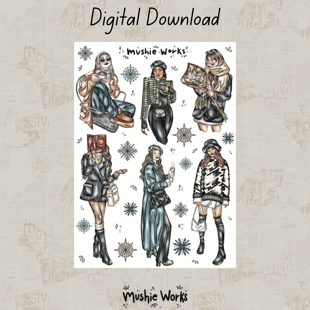 High Fashion Girlies - Digital Download