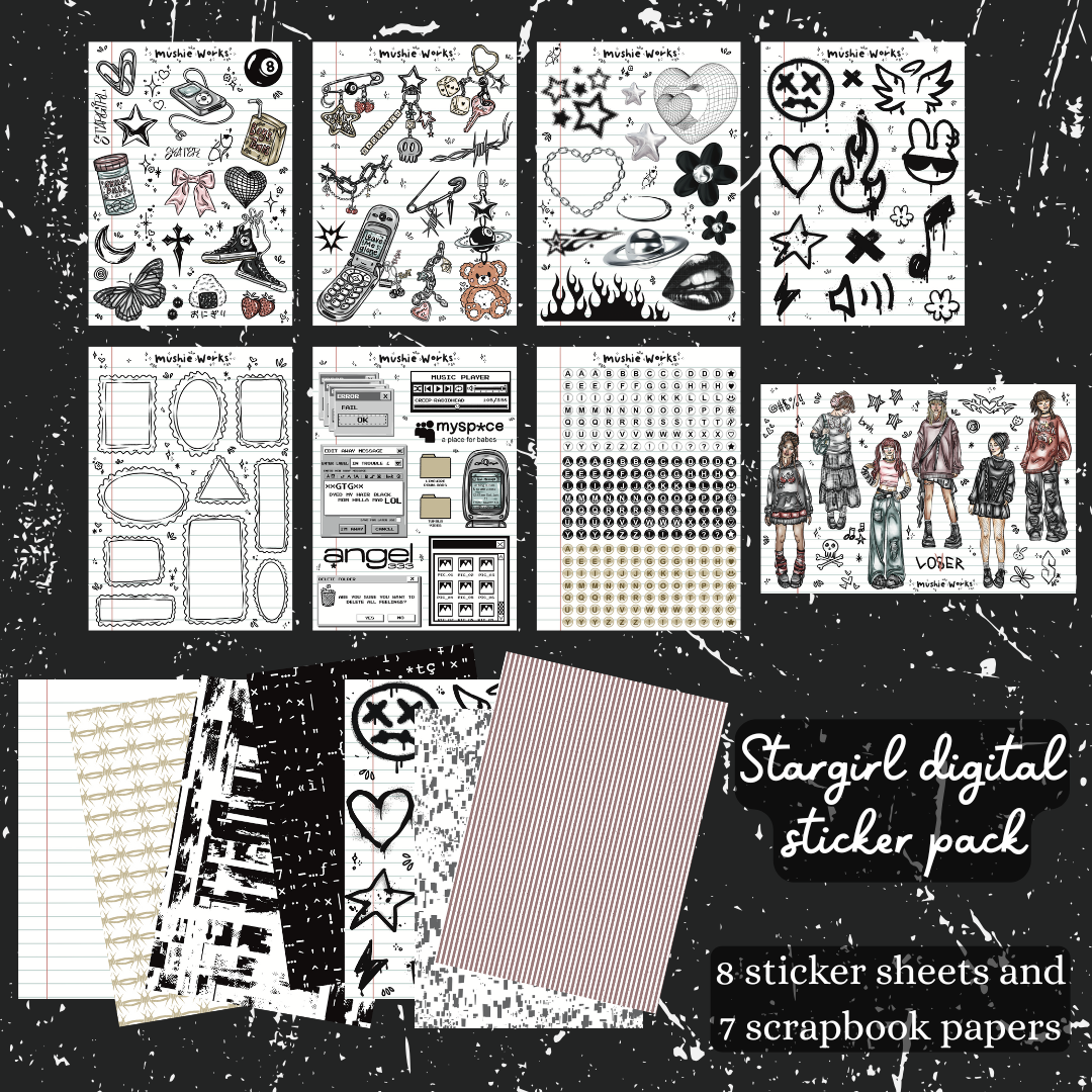 Stargirl Collection Sticker Bundle - Digital Sticker Pack