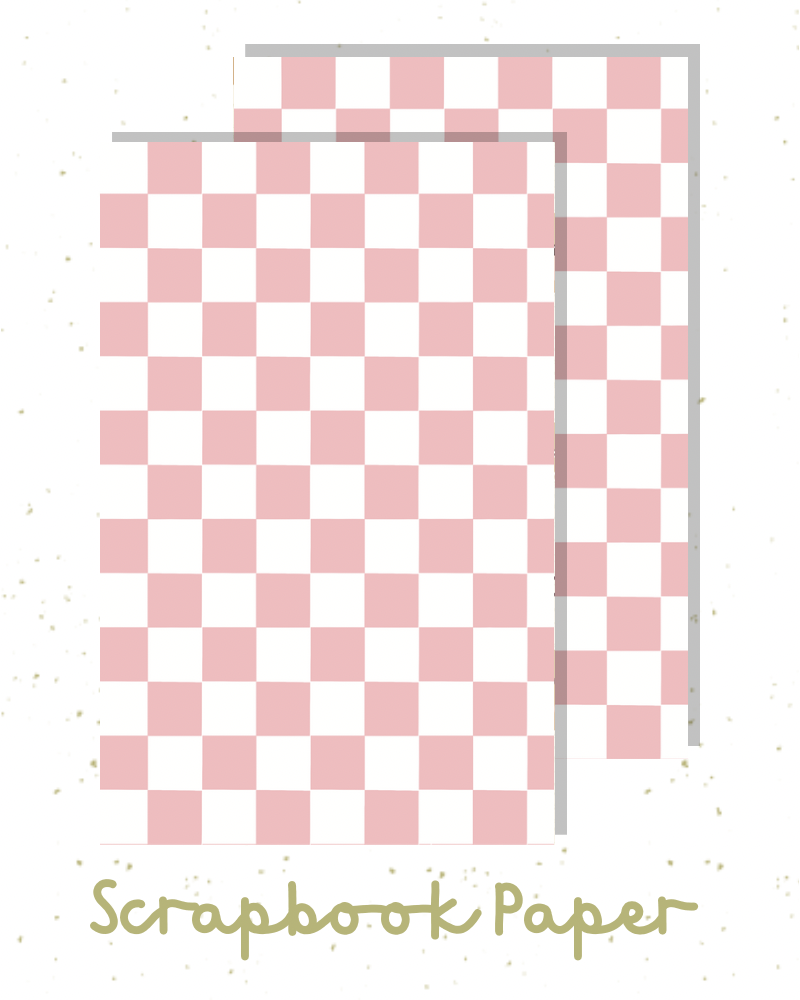 Pink Rally Scrapbook Paper