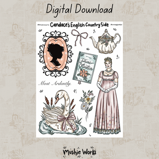 Candace English Country Side - Digital Sticker