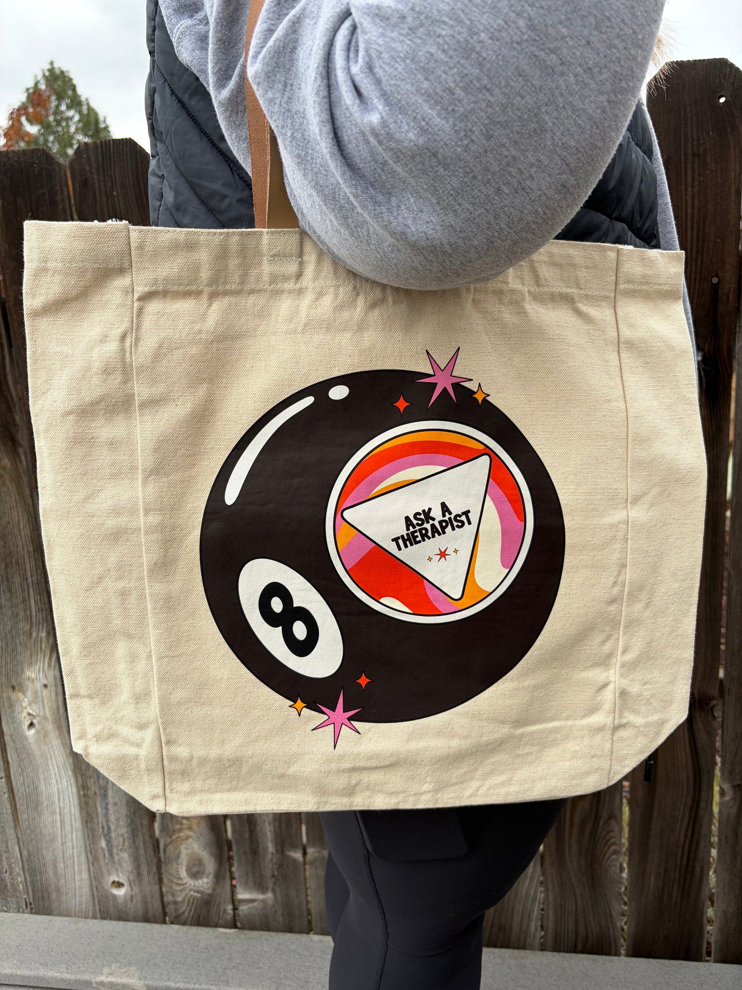Ask A Therapist Giant Tote