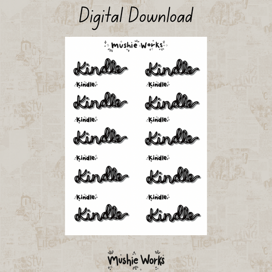 Kindle Script Black - Digital Download