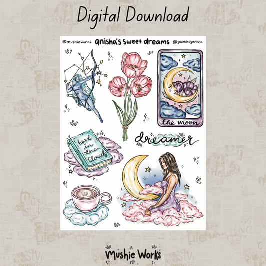 Anisha's Sweet Dreams - Digital Sticker