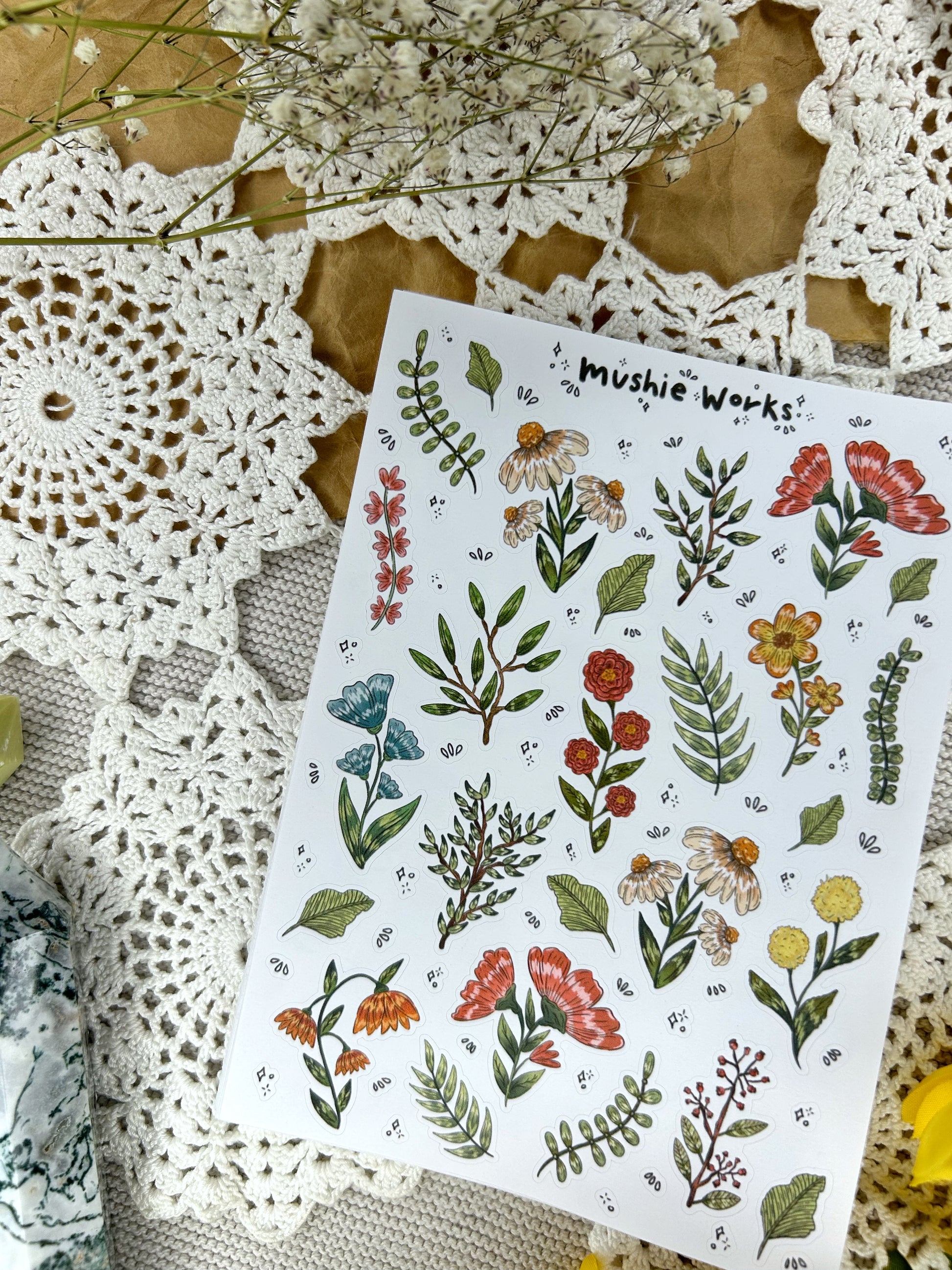 Wildflowers Sticker Sheet – Cami Monet