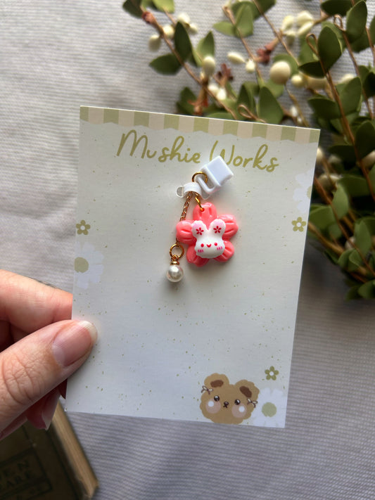 Cherry Blossom Bunny Kindle Charm