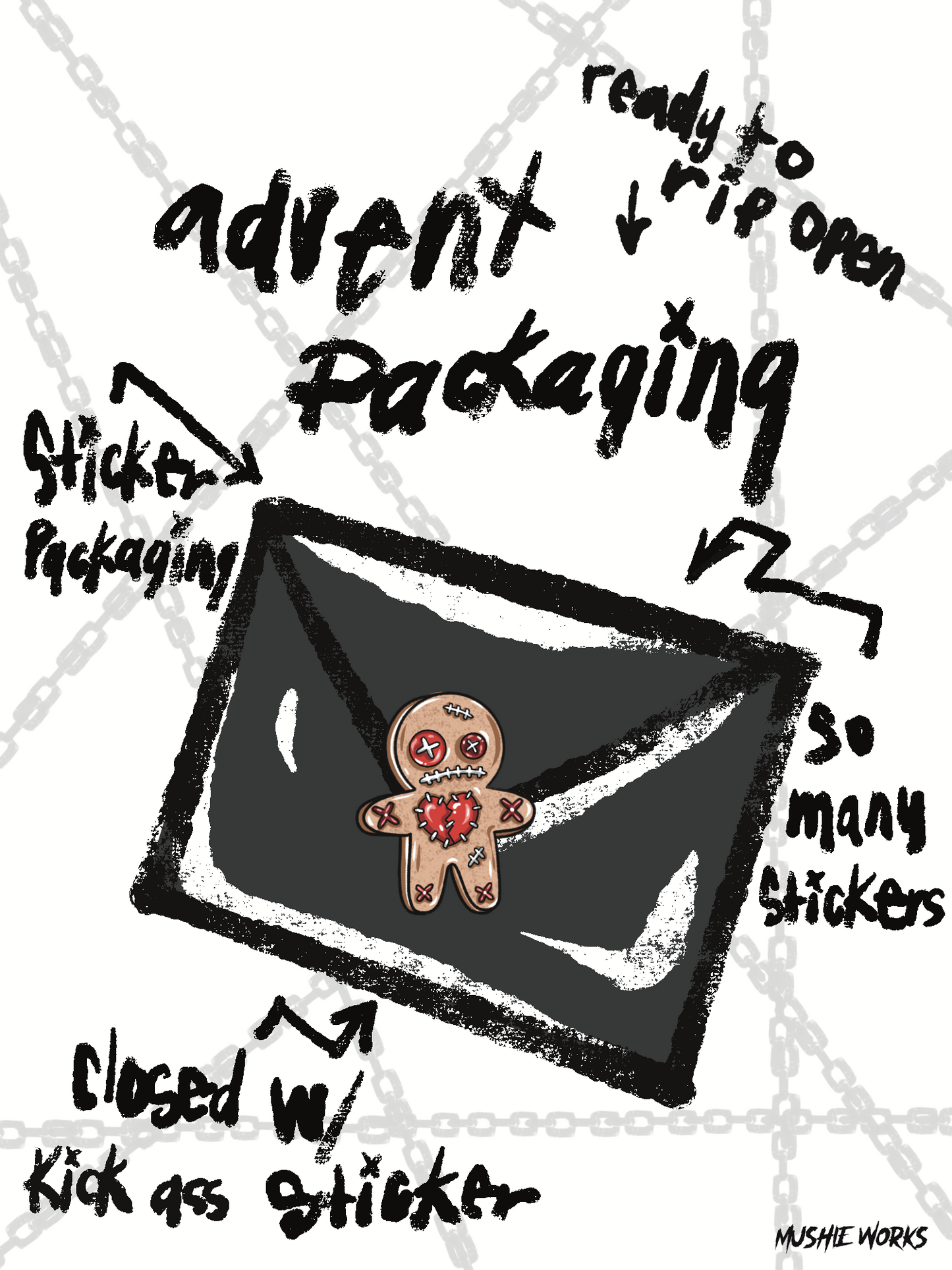 Emo Creepmas Advent Calendar Box