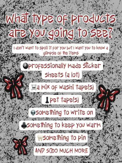 Emo Creepmas Advent Calendar Box