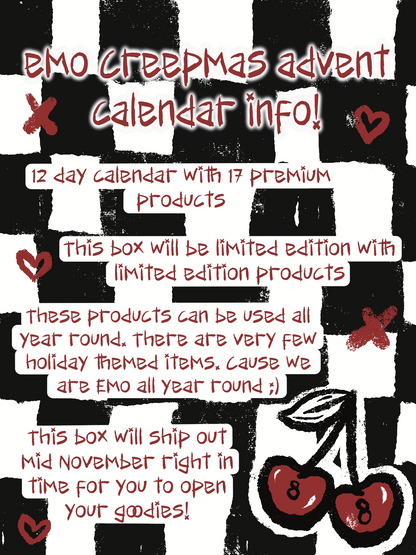 Emo Creepmas Advent Calendar Box