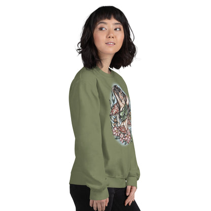 Mushroom Goddess Sweatshirt Dark