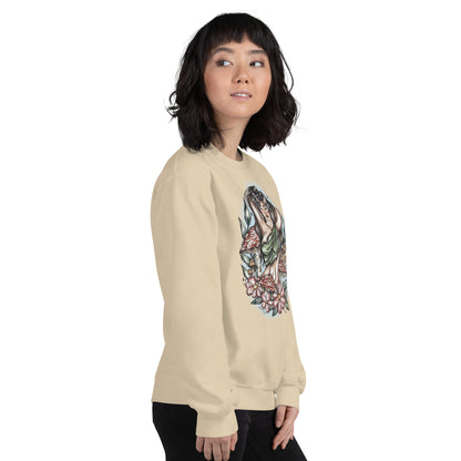 Mushroom Goddess Sweatshirt Dark