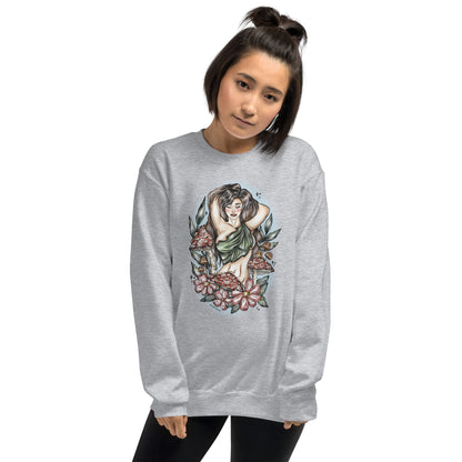 Mushroom Goddess Sweatshirt light
