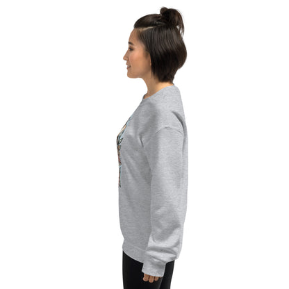 Mushroom Goddess Sweatshirt light