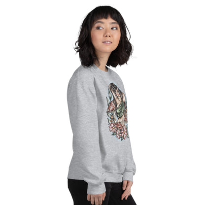 Mushroom Goddess Sweatshirt Dark