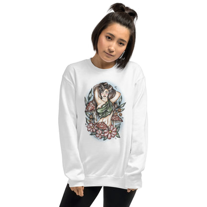 Mushroom Goddess Sweatshirt light