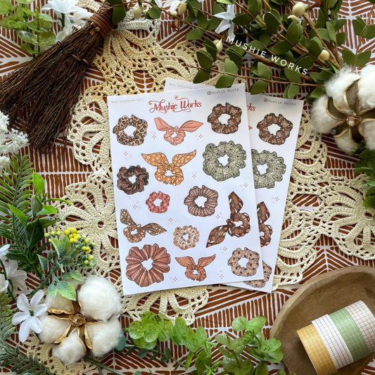 Boho Scrunchies