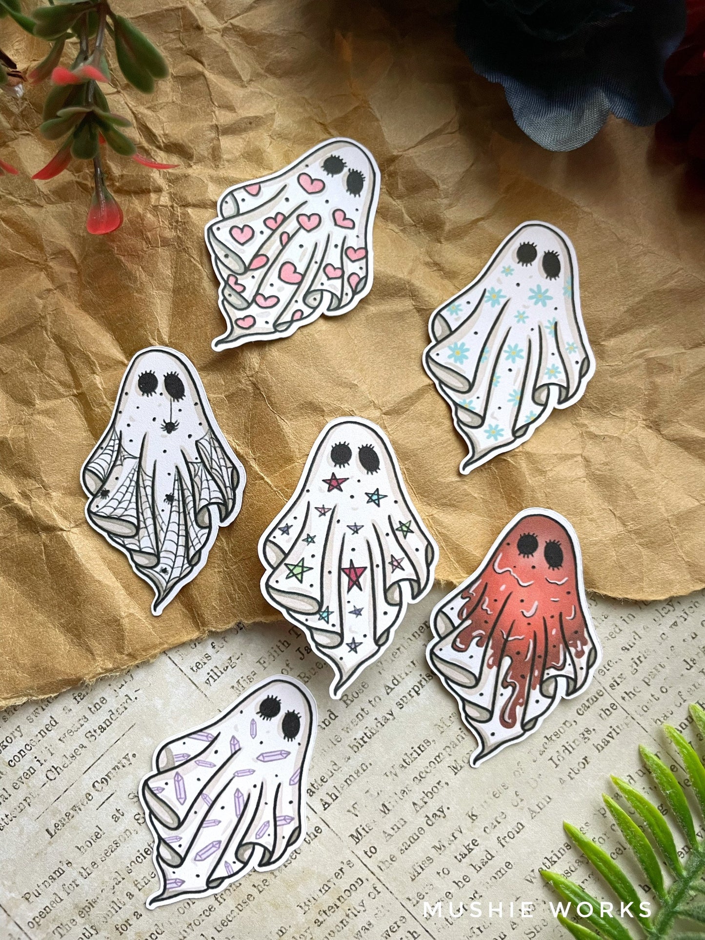 Ghost Sticker Flakes